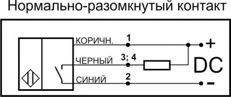 Датчик уровня жидкости DP01-NO-NPN-PC4-M10x1